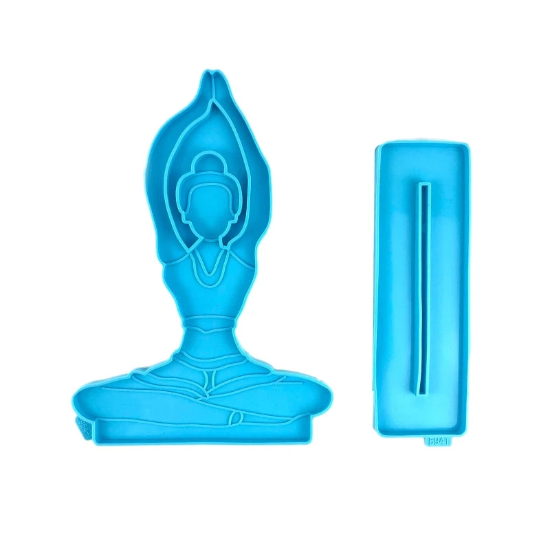Yoga Sports Silicone Mold for DIY Home Decor Epoxy Craft