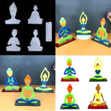 Yoga Sports Silicone Mold for DIY Home Decor Epoxy Craft