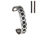 Yoiumit Stainless Steel Cuff Women's Bracelet Honeycomb Bracelet