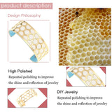 Stainless Steel Women's Honeycomb Bracelet with Interchangeable Leather Bangles