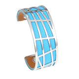 Interchangeable Leather Strap Stainless Steel Bracelet