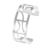 DIY Love Cuff Bracelets For Women Stainless Steel Interchangeable Leather