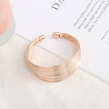 Cuff Bracelets Metallic Multilayer Bracelet For Women
