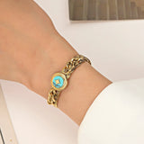 Stainless Steel Love Cuff Bangle Bracelet for Women