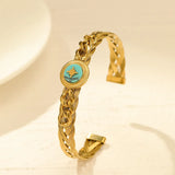 Stainless Steel Love Cuff Bangle Bracelet for Women