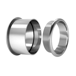 Stainless Steel Rotatable Base Bague Women Rings