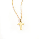 YooFaning Silver Cross Necklace Unique Personality Jewelry Gift
