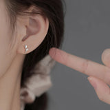 Yoofaning Tulip Gold/Silver Stud Earrings