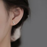 Yoofaning Tulip Gold/Silver Stud Earrings