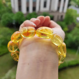 11g 19g 22g Natural Amber Bracelet Women Gift Beads Healing Jewelry