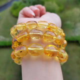 11g 19g 22g Natural Amber Bracelet Women Gift Beads Healing Jewelry