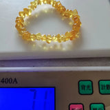 Amber Bracelet for Women Elastic Stretch Style Stone Chips Bead