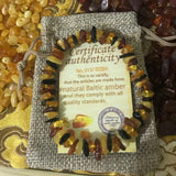 Stretch Amber Bracelet for Women Baby Girl Gift