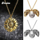 Personalized You Are My Sunshine Necklace for Women
