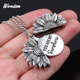 Personalized You Are My Sunshine Necklace for Women