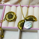 Personalized You Are My Sunshine Necklace for Women
