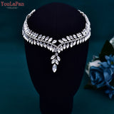 Crystal Forehead Headband for Women Brides Party Wedding Hair Accessories