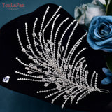 Crystal Bridal Headpiece Wedding Hair Accessories Rhinestone Bridal Headwear