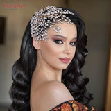 Crystal Bridal Headpiece Wedding Hair Accessories Rhinestone Bridal Headwear