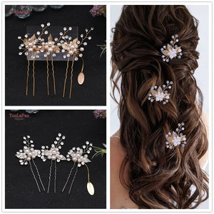 Rhinestone Crystal Bridal Hair Accessories Hair Comb Headpiece