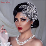 HP217 Crystal Hair Clip for Women Bride Tiara Wedding Hair Accessories