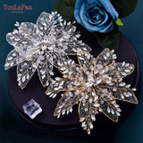 HP217 Crystal Hair Clip for Women Bride Tiara Wedding Hair Accessories