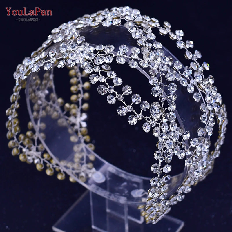HP243 Bridal Rhinestone Headband Headdress