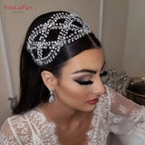 HP243 Bridal Rhinestone Headband Headdress