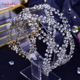 HP243 Bridal Rhinestone Headband Headdress