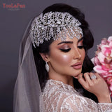 Bride Headband Tube Woman Headpiece Bridal Wedding Hair Accessories