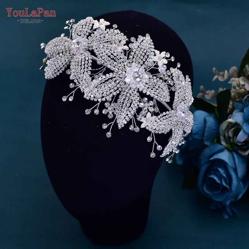 HP252 Crystal Bridal Tiara Wedding Headpiece Hair Accessories