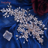 Crystal Bridal Headpiece Floral Wedding Hair Vine Clip