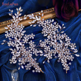 Crystal Bridal Headpiece Floral Wedding Hair Vine Clip