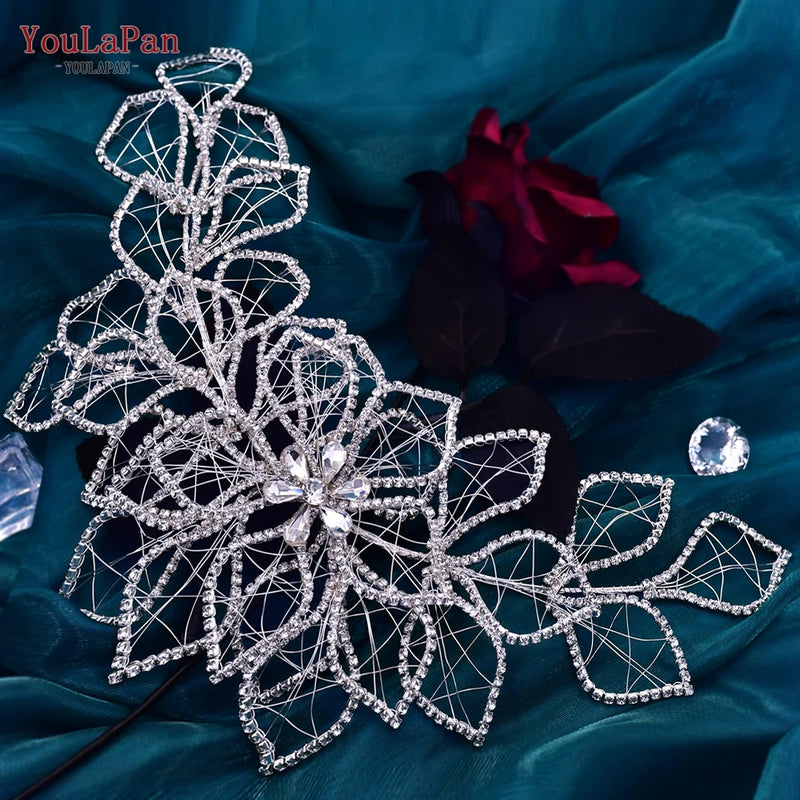 Bridal Rhinestone Headband for Wedding Hair