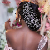 Bridal Rhinestone Headband for Wedding Hair