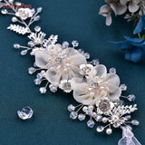 Bride Headpiece Organza Flower Hair Accessories