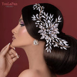 Beaded Bridal Headpiece Rhinestone Headdress Wedding Hair Accessory