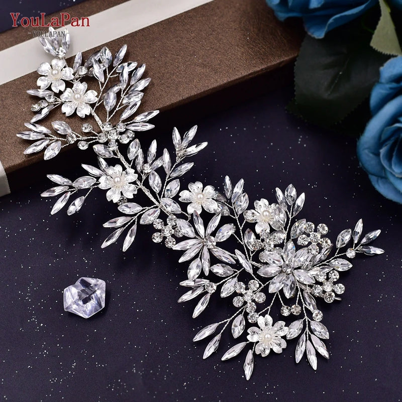 Alloy Flower Bride Tiara Wedding Headpiece Hair Accessories