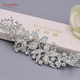 HP301 Crystal Rhinestones Headpiece Tiara Comb for Women