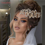 HP301 Crystal Rhinestones Headpiece Tiara Comb for Women