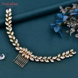 HP339 Rhinestone Bride Headdress Comb Wedding Hair Accessories