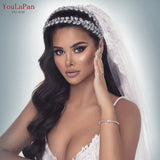 Bridal Headband Wedding Hair Jewelry Rhinestone Hair Tiaras And Crowns