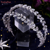 Bridal Headband Wedding Hair Jewelry Rhinestone Hair Tiaras And Crowns