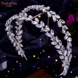 Bridal Headband Wedding Hair Jewelry Rhinestone Hair Tiaras And Crowns