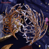 Bridal Tiara Crown Rhinestone Headwear Wedding Hair Accessories