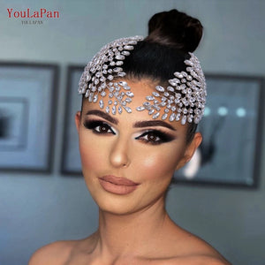 Crystal Headband Bridal Wedding Tiara Hair Accessories Queen Crown