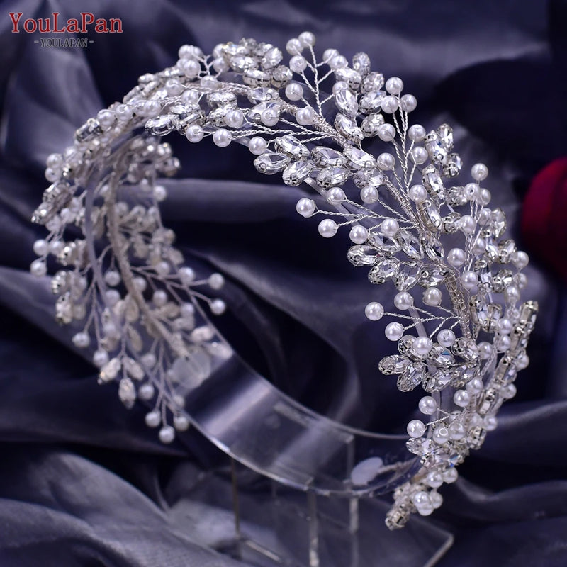 Crystal Bridal Headband Wedding Crown Hair Accessories Tiara