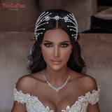 Crysta Bridal Crown Wedding Hair Accessories Bride Hair Ornament Headdress