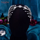 Crysta Bridal Crown Wedding Hair Accessories Bride Hair Ornament Headdress