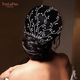 Bridal Tiara Rhinestone Wedding Head Piece Side Comb Hair Accessories